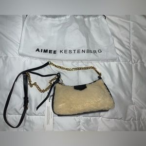 Shearling leather crossbody AimeeKestenberg bag